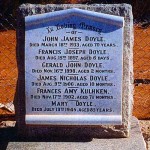 DOYLE family grave