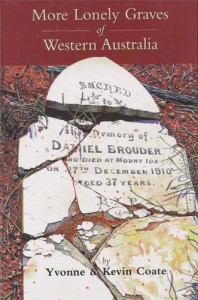 More Lonely Lonely Graves of Western Australia, by Yvonne & Kevin Coate - Book cover image from water colour painting "Lonely Grave" by Ian Coate