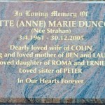 DUNCOMBE Annette Marie